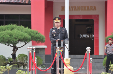 Semangat Pancasila, Polres Lingga Laksanakan Upacara Peringatan Hari Lahir Pancasila Tahun 2024