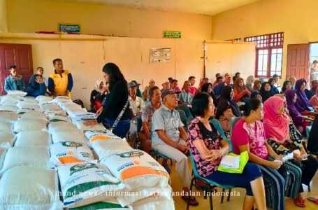 Lurah Dabo Lama Salurkan Bantuan Pangan Tahap II Sebanyak 5,1 Ton