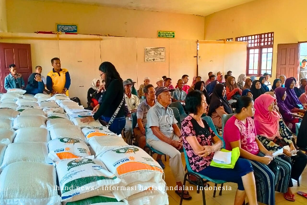  Lurah Dabo Lama Salurkan Bantuan Pangan Tahap II Sebanyak 5,1 Ton