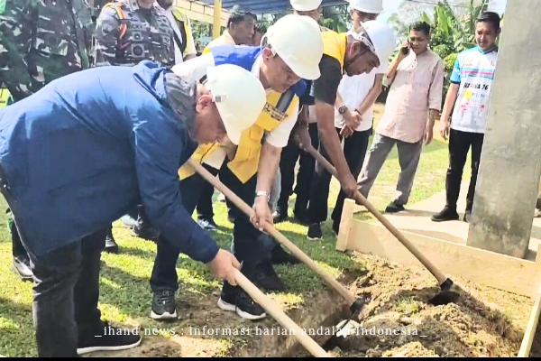  Hadiri Groundbreaking Pekerjaan Optimalisasi Embung Gemuruh Dabo Singkep, Bupati Nizar: Akhir Dari Penantian Yang Panjang