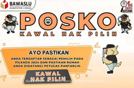 Bawaslu Kabupaten Lingga Luncurkan Posko Kawal Hak Pilih Jelang Pilkada 2024