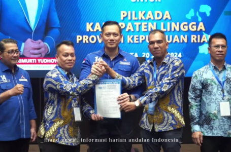 DPP Partai Demokrat Resmi Rekomendasikan Nizar dan Novrizal sebagai Bakal Calon Bupati dan Wakil Bupati Lingga di Pilkada 2024