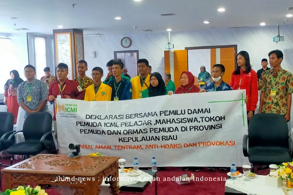  MPW Pemuda ICMI Kepri Gelar Deklarasi Pilkada Damai