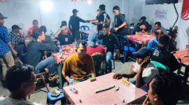 Turnamen Domino dan catur resmi digelar oleh Kedai Kopi Jang (KKJ) Feat Lingga Media Group (LMG) dalam Rangka Memeriahkan HUT RI Ke-79 Tahun (foto: mih)