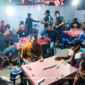 Turnamen Domino dan catur resmi digelar oleh Kedai Kopi Jang (KKJ) Feat Lingga Media Group (LMG) dalam Rangka Memeriahkan HUT RI Ke-79 Tahun (foto: mih)