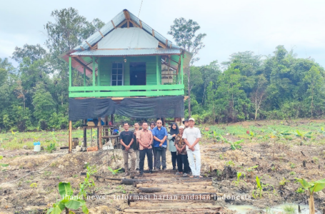 DPKP Lingga Kunjungi Kebun Kelompok Tani di Sungai Buluh, Kades Ungkap Ada Ribuan Tanaman Termasuk Cabai