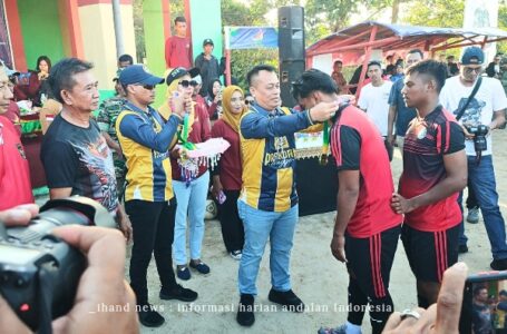 Bupati Lingga Hadir dan Apresiasi Turnamen Sepak Bola Jagoh Cup 2024: Menggerakkan Perekonomian Masyarakat lokal