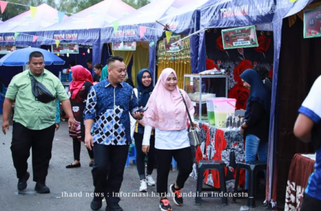 Bupati Nizar Bersama Istri Kunjungi Stand Bazar UMKM FWB 2024, Dorong Perputaran Ekonomi Lokal