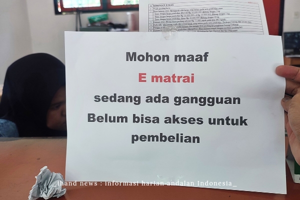  Akibat Gangguan, Kantor Pos Dabo Singkep Kehabisan E-meterai di Tengah Antusiasme Pelamar CPNS 2024