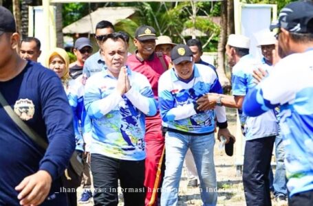 Bupati Lingga Resmi Membuka Turnamen Sepakbola Penaah Cup II