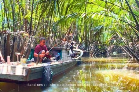 Peringati Harhubnas 2024, UPBU Kelas III Dabo Singkep Gelar Lomba Memancing Udang