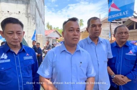 Nizar-Novrizal Hadiri Harlah ke-23 Partai Demokrat: Tegaskan Komitmen Membangun Lingga