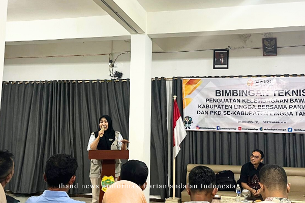  Gelar Bimtek Bersama Panwascam dan PKD se-Kabupaten Lingga: Ketua Bawaslu Lingga Tekankan Pengawasan Maksimal