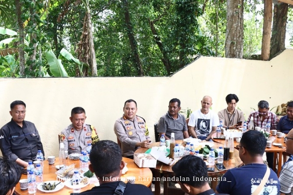  Kapolres Lingga Gelar Coffee Morning Bersama Wartawan, Jaga Kondusivitas Jelang Pilkada 2024