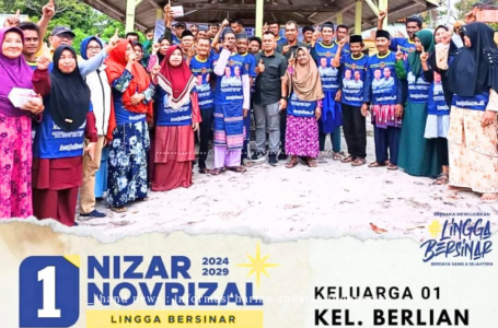 Kampanye Perdana Nizar-Novrizal di Pulau Berhala, Nizar: Kami Ingin Melanjutkan Capaian Program Strategis Nasional yang Sedang Berjalan