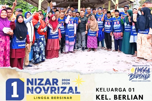  Kampanye Perdana Nizar-Novrizal di Pulau Berhala, Nizar: Kami Ingin Melanjutkan Capaian Program Strategis Nasional yang Sedang Berjalan