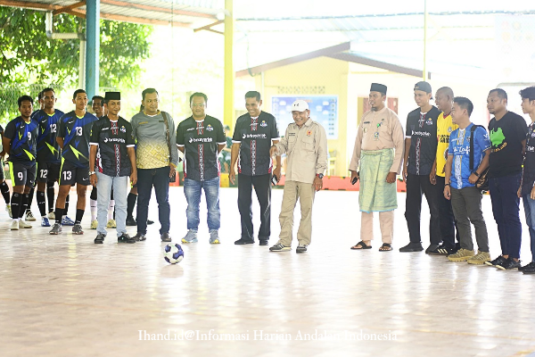  Turnamen Futsal LMG CUP I 2024 Resmi Dibuka, Sambut Semangat Persatuan Pemuda Kabupaten Lingga