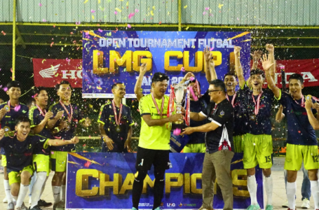 Turnamen Futsal Terbesar dalam Sejarah Kabupaten Lingga, LMG CUP I 2024 Resmi Ditutup dengan Kemenangan Al-Ikhwah FC