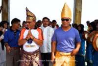 Alias Wello dan Muhammad Nizar saat kampanye bersama Pilkada Lingga 2015 lalu | foto: ist