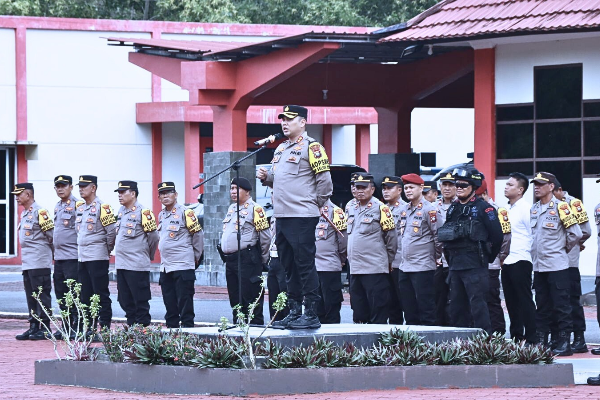  Kapolres Lingga Pimpin Apel Pagi, Tekankan Dukungan Terhadap Program Asta Cita dan Persiapan Pilkada 2024