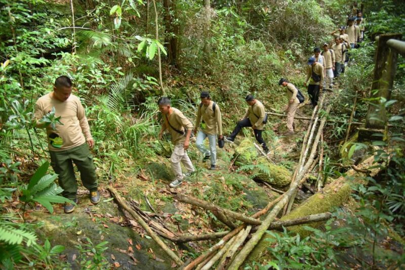 Pemkab. Lingga Gelar pelatihan intensif untuk pemandu wisata gunung | f. Dispar Lingga