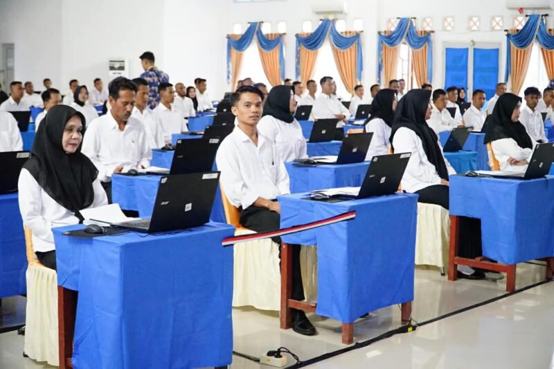 Peserta test PPPK di Lingkungan Pemerintah Kab. Lingga | f. Diskominfo Lingga