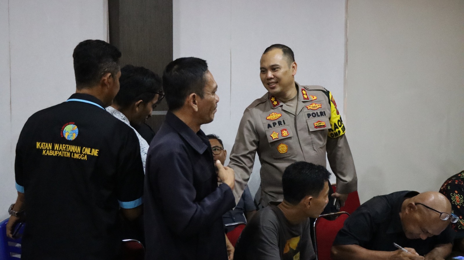 AKBP Apri Fajar Hermanto Pimpin Press Release Akhir Tahun 2024 Polres Lingga | f. Humas Polres Lingga