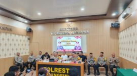 Polresta Tanjungpinang gelar Konferensi pers rilis akhir tahun 2024 | f. Cahyo