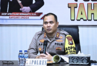 AKBP Apri Fajar Hermanto Pimpin Press Release Akhir Tahun 2024 Polres Lingga | f. Humas Polres Lingga