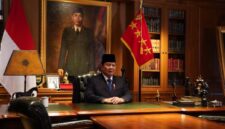 Presiden Prabowo Subianto menyampaikan ucapan Hari Raya Natal yang ditayangkan melalui kanal YouTube Sekretariat Presiden, pada Rabu, 25 Desember 2024. Foto: BPMI Setpres/Brian