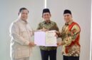 Ansar - Nyanyang saat mendapatkan rekomendasi dari ketua umum Pimpinan partai Gerindra, Presiden RI Prabowo Subianto | f. Ist