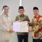 Ansar - Nyanyang saat mendapatkan rekomendasi dari ketua umum Pimpinan partai Gerindra, Presiden RI Prabowo Subianto | f. Ist