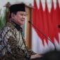 Presiden RI Prabowo Subianto saat menghadiri Musyawarah Perencanaan Pembangunan Nasional (Musrenbangnas) dalam rangka pelaksanaan RPJMN 2025-2029 di Gedung Bappenas, Jakarta Pusat, Senin, 30 Desember 2024.
