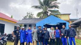 Dinsos Lingga bersama MUI Lingga Dirikan Posko Bantuan untuk Korban Banjir ROB di Daik Lingga | f. Hamka