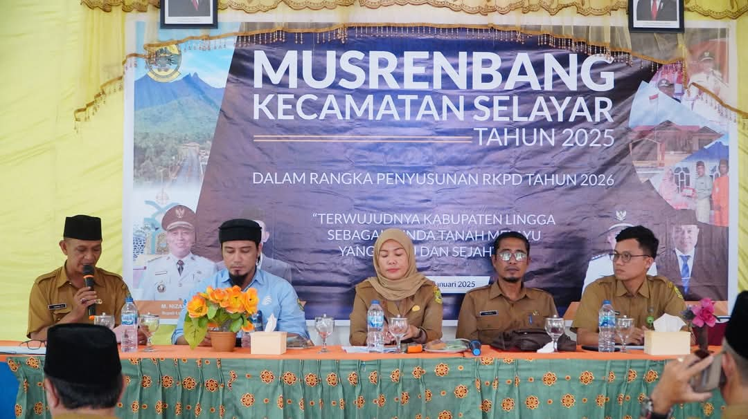 Asisten I Pemkab Lingga Buka Musrenbang Kecamatan Selayar, Dorong Sinergi Prioritas Pembangunan | f. Diskominfo Lingga