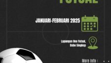 Para Pecinta Futsal Gelar Liga Futsal Singkep 2025: Semarak Kompetisi Mulai Januari Hingga Februari