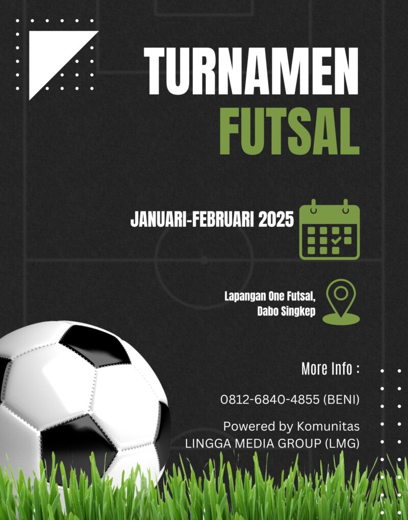 Para Pecinta Futsal Gelar Liga Futsal Singkep 2025: Semarak Kompetisi Mulai Januari Hingga Februari