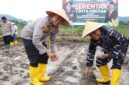 Polres Lingga Ikut Launching Penanaman Jagung Serentak 1 Juta Hektar Secara Virtual | f. Humas Polres Lingga