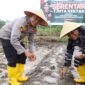 Polres Lingga Ikut Launching Penanaman Jagung Serentak 1 Juta Hektar Secara Virtual | f. Humas Polres Lingga