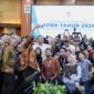 Presiden Prabowo Foto bersama Awak Media | f. Ist