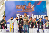 Delapan Atlet Taekwondo Asal Lingga Raih Prestasi di Kejurnas Riau Championship 2025 | f. Ist