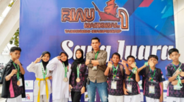 Delapan Atlet Taekwondo Asal Lingga Raih Prestasi di Kejurnas Riau Championship 2025 | f. Ist