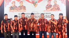 Armanto secara resmi menjabat sebagai Ketua Majelis Pimpinan Cabang (MPC) Pemuda Pancasila (PP) Kabupaten Lingga untuk periode 2023-2027 | f. Vw