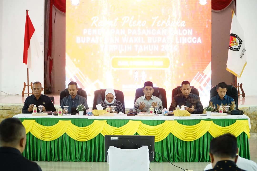 KPU Lingga Tetapkan Muhammad Nizar – Novrizal Sebagai Bupati dan Wakil Bupati Terpilih Periode 2025-2030 | f. Diskominfo Lingga