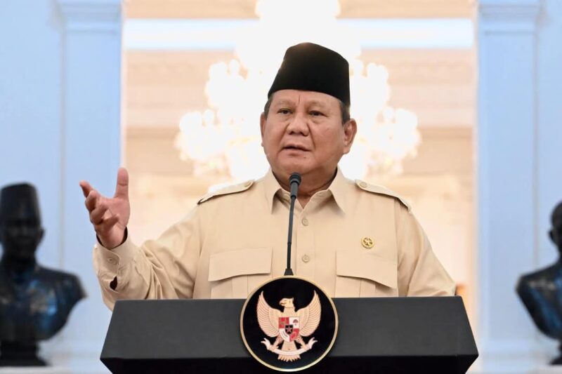 Presiden Prabowo Subianto | f. Setkab RI