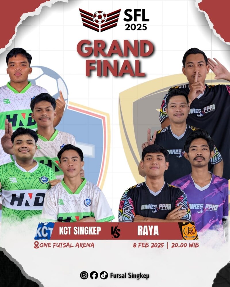 Liga Futsal Singkep 2025 Memasuki Babak Final, Duel Sengit Menanti | f. Benny