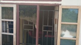 ODGJ Mengamuk dan Rusak Kantor Desa Posek, 16 Jendela Pecah | f. Ist