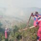 Damkar Lingga Berhasil Padamkan Kebakaran Hutan dan Lahan di Bukit Langkap | f. Ist