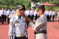 Wakapolres Lingga Kompol. Andi Sutrisno Pimpin Apel Gelar Pasukan Ops Keselamatan Seligi 2025 | f. Humas Polres Lingga