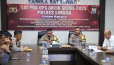 Polres Lingga Gelar Lat Pra Ops Antik Seligi 2025, Fokus Berantas Peredaran Narkoba Jelang Ramadhan | f. Humas Polres Lingga